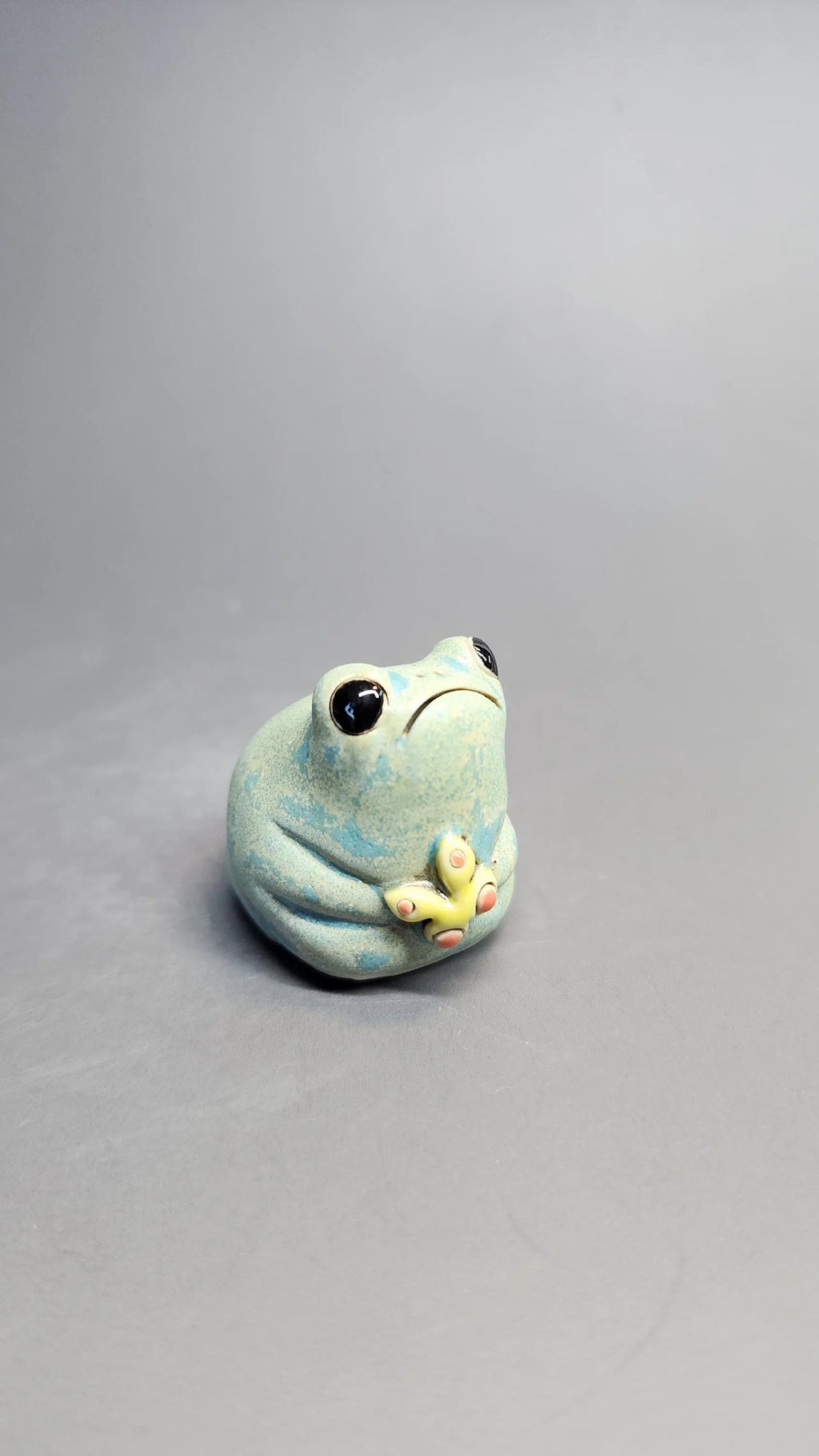 Chubby Butterfly Frog by MW Ceramics