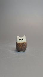 Mini Ceramic KITTEN Cat Figurine by MW Ceramics