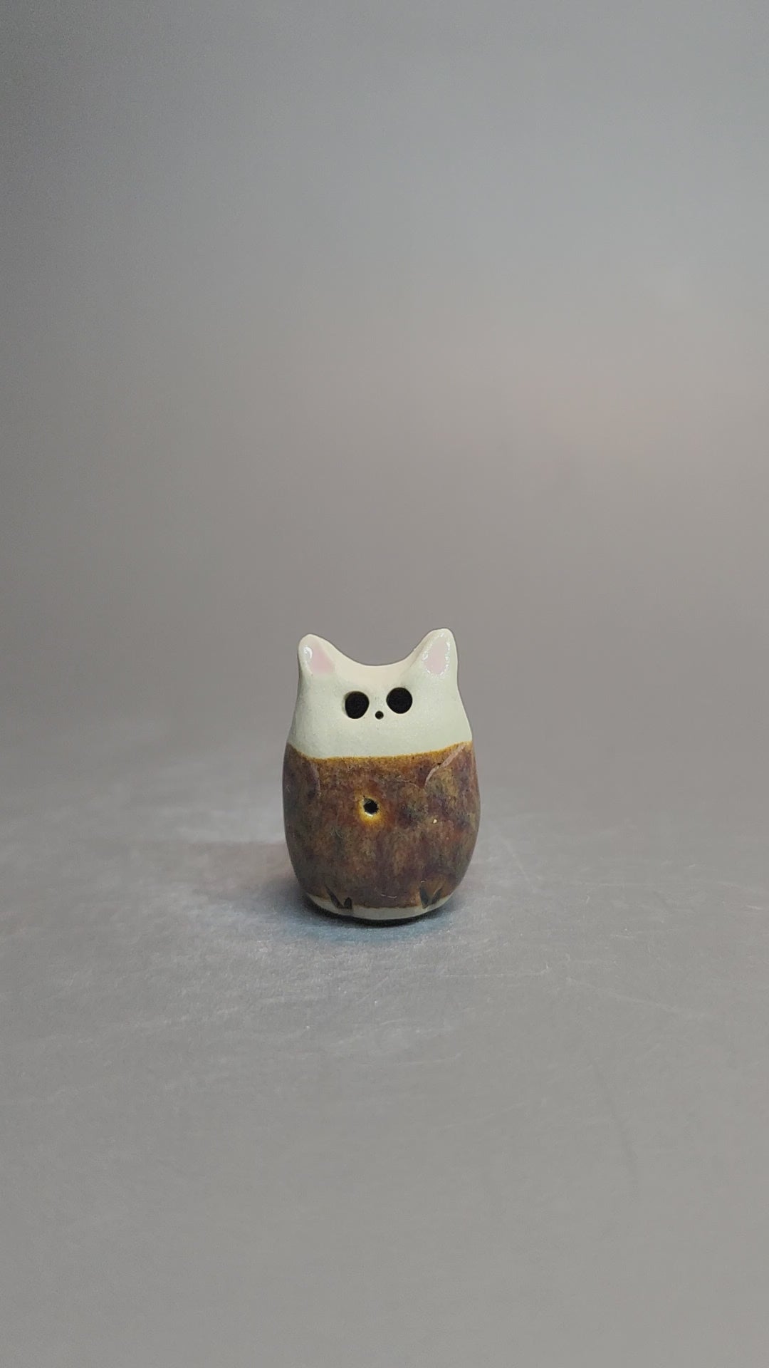 Mini Ceramic KITTEN Cat Figurine by MW Ceramics
