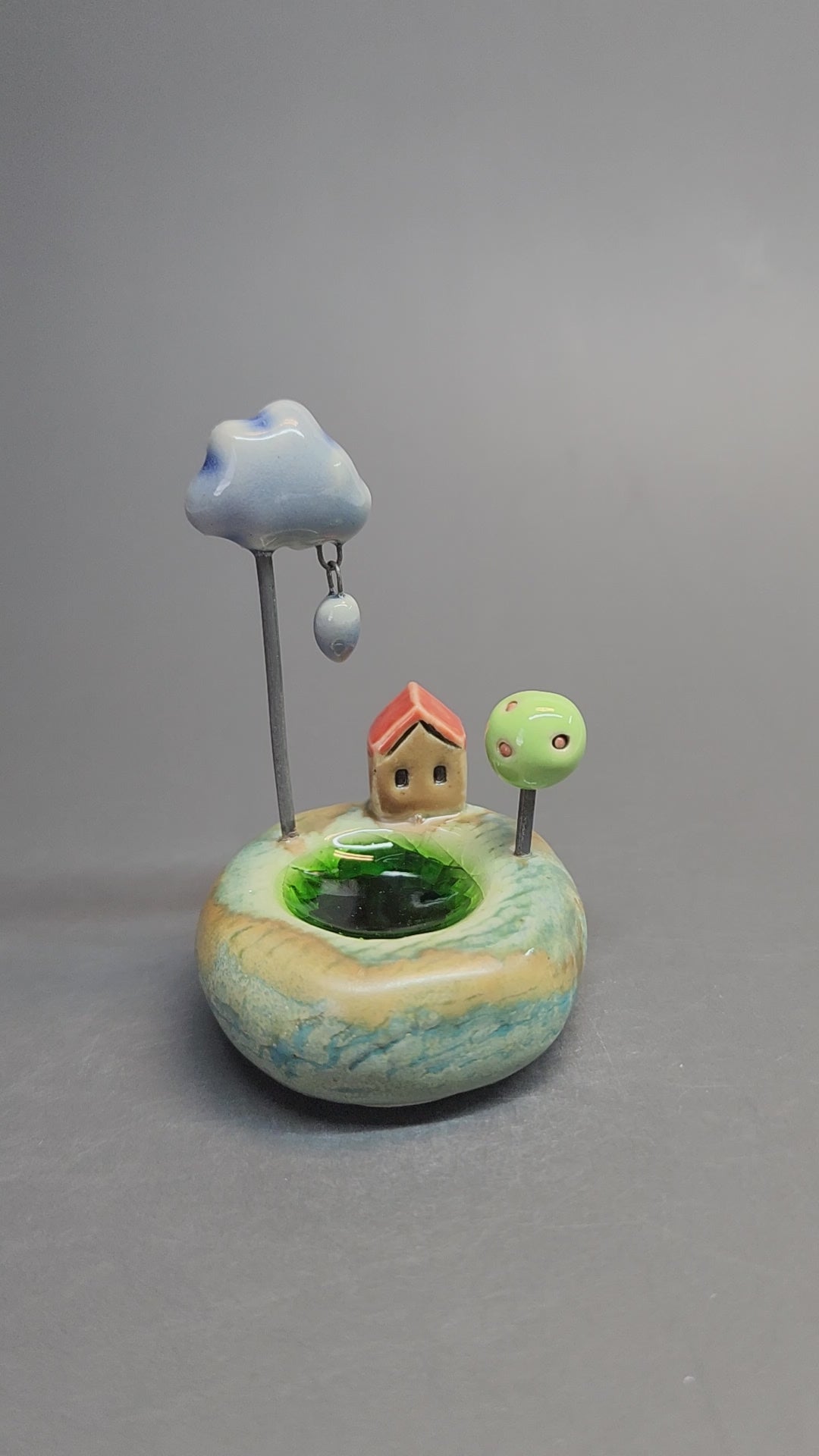 Cute Ring Dish Dream Town™ by MW Ceramics