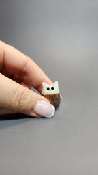 Mini Ceramic KITTEN Cat Figurine by MW Ceramics