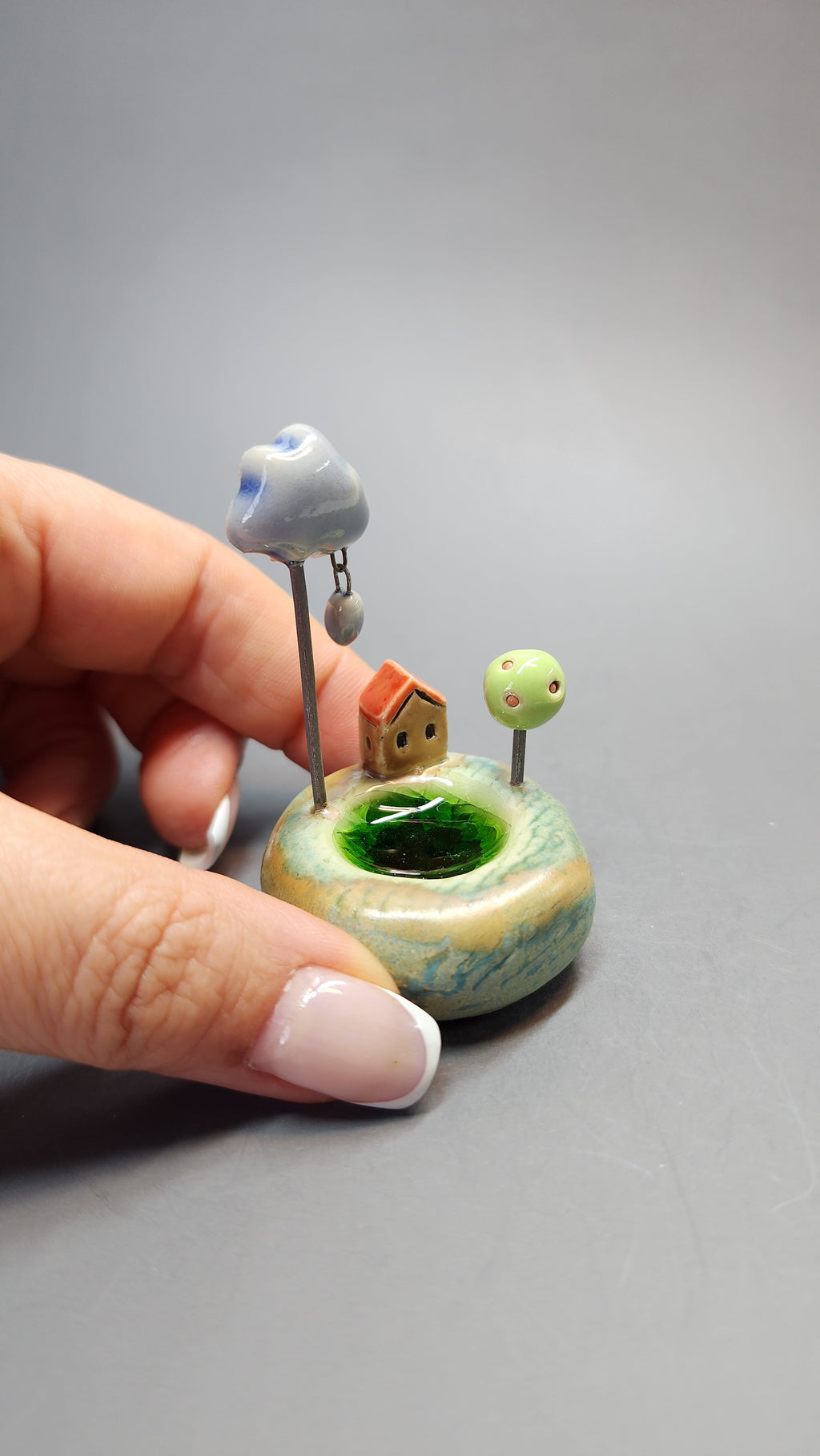 Cute Ring Dish Dream Town™ by MW Ceramics
