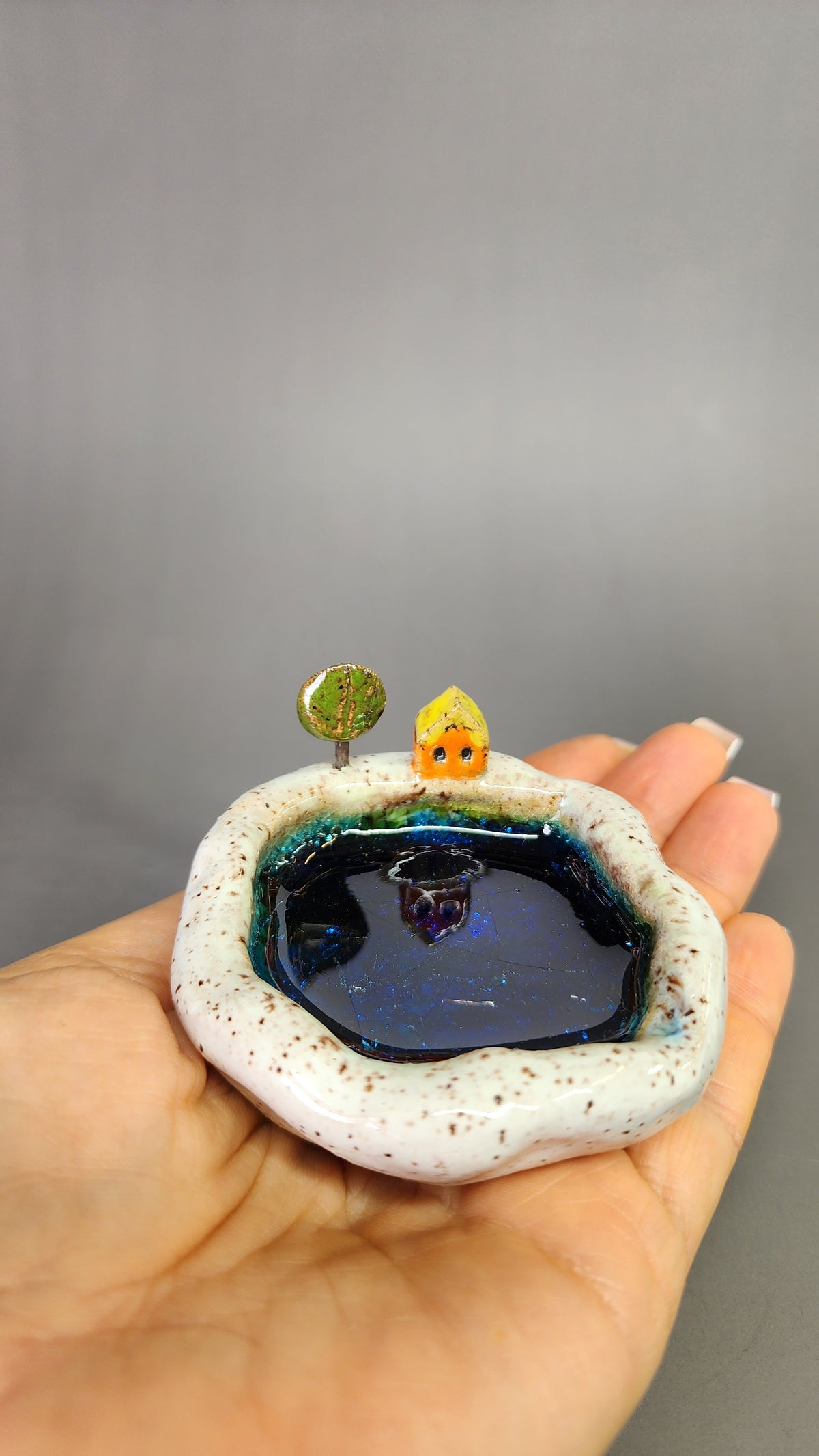 Cute Ring Dish Dream Town™ by MW Ceramics