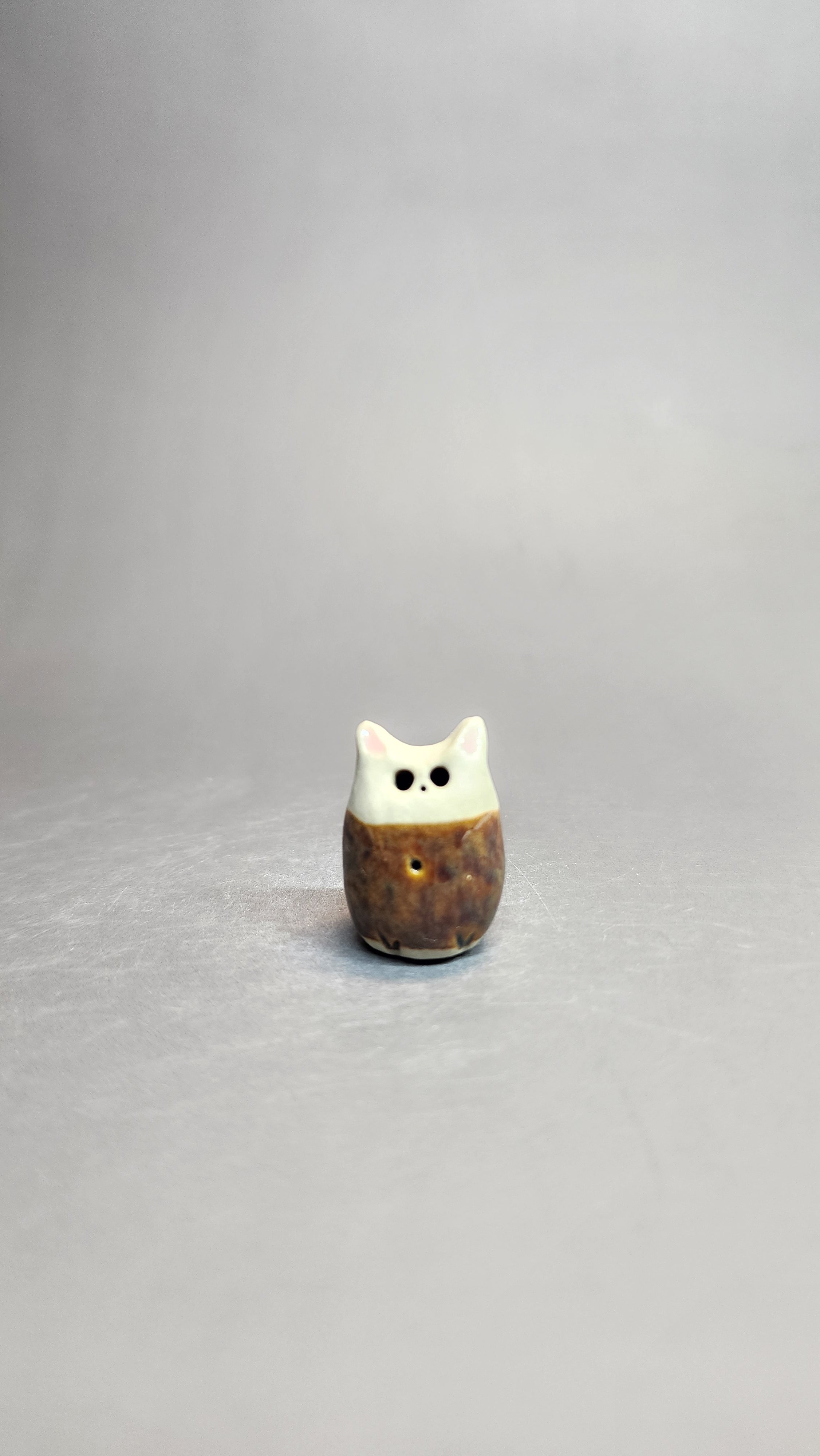 Mini Ceramic KITTEN Cat Figurine by MW Ceramics