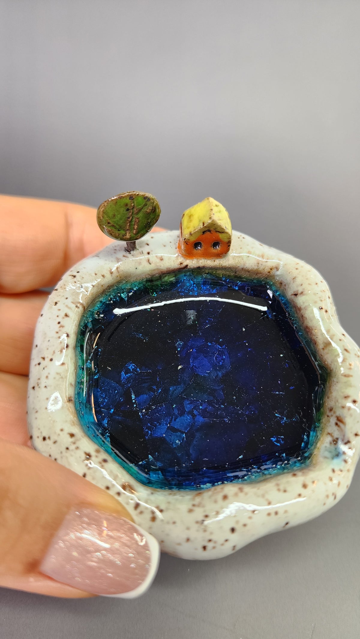 Cute Ring Dish Dream Town™ by MW Ceramics