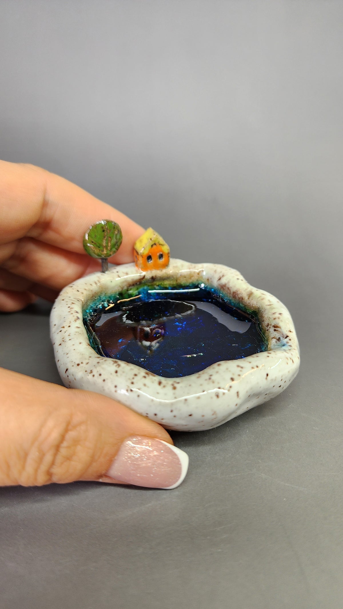 Cute Ring Dish Dream Town™ by MW Ceramics